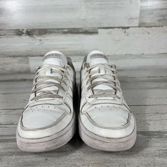Adidas Womens Hoops 2.0 Cloud White Casual Shoes Lace Up Size 8.5 - Picture 4 of 9